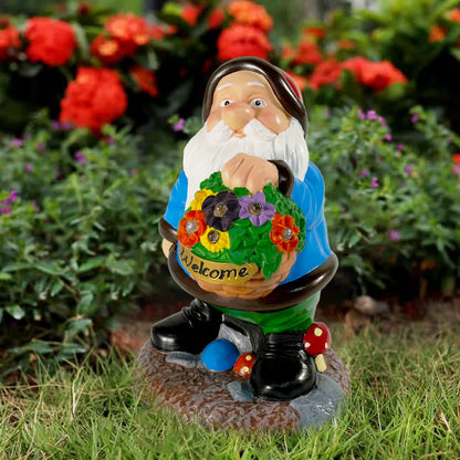 Outdoor Garden Gnomes Statue Set | Poorbone