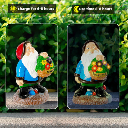 Outdoor Garden Gnomes Statue Set | Poorbone