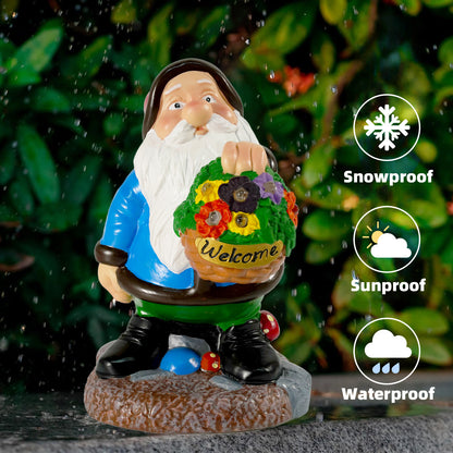 Outdoor Garden Gnomes Statue Set | Poorbone